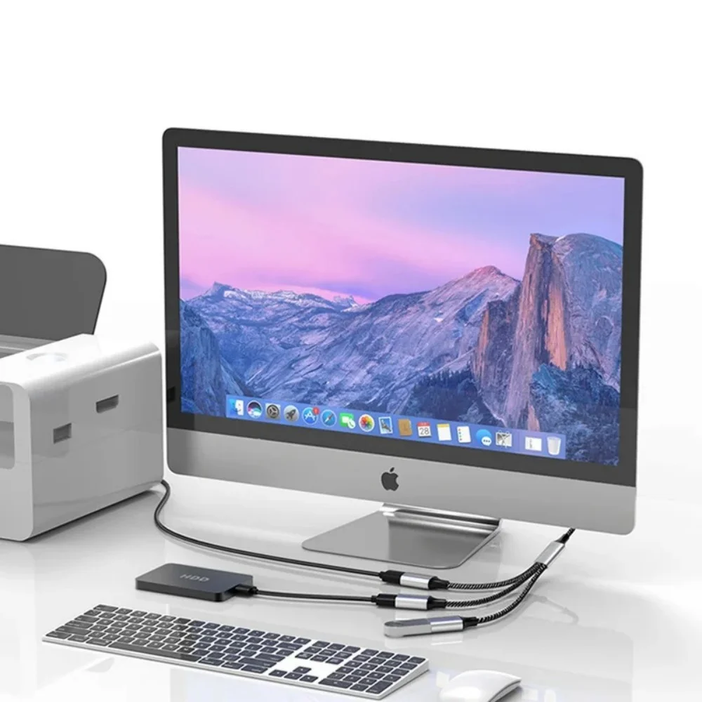 USB Cable Splitter HUB Extentions 3 Port Phone Charger Power Adapter OTG Multiple USB Hub Extensions For Macbook Computer Laptop image 4