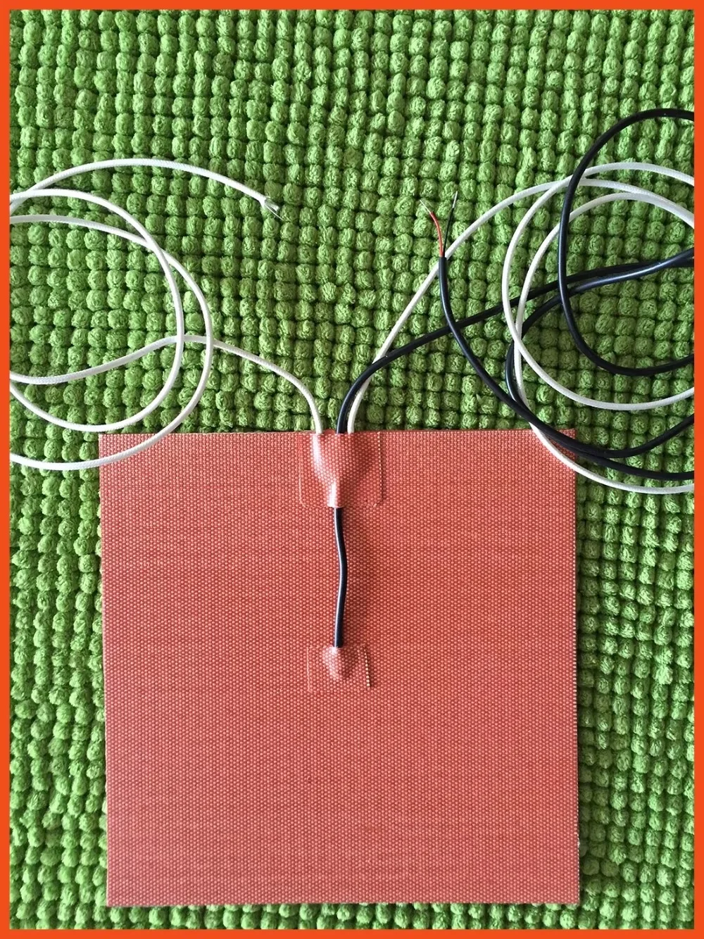 210*210mm,110V 400W NTC 100K with  adhesiveThermistor Silicone Heater 3D Printer Heatbed,Industrial Heater Welcome Design