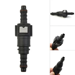 1set Car Fuel Line Coupler Hose 7.89mm/ID6 Straight Pipe Coupler Quick Disconnect Release Connector Rubber Nylon Accessories