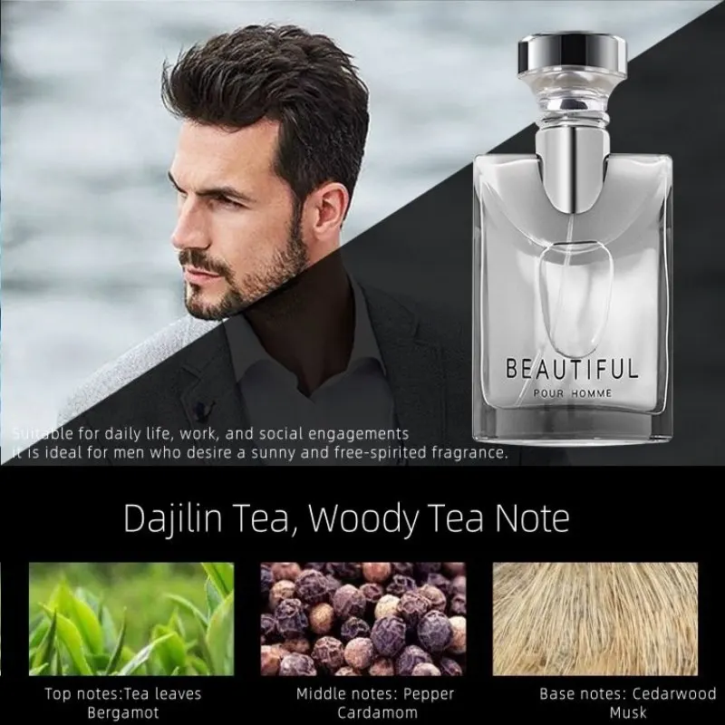 

Fascination Man Cologne 100ml Long Lasting Fragrance Tea Scent Pheromone Perfume For Men Original Fragrance Spray Parfum Hombre