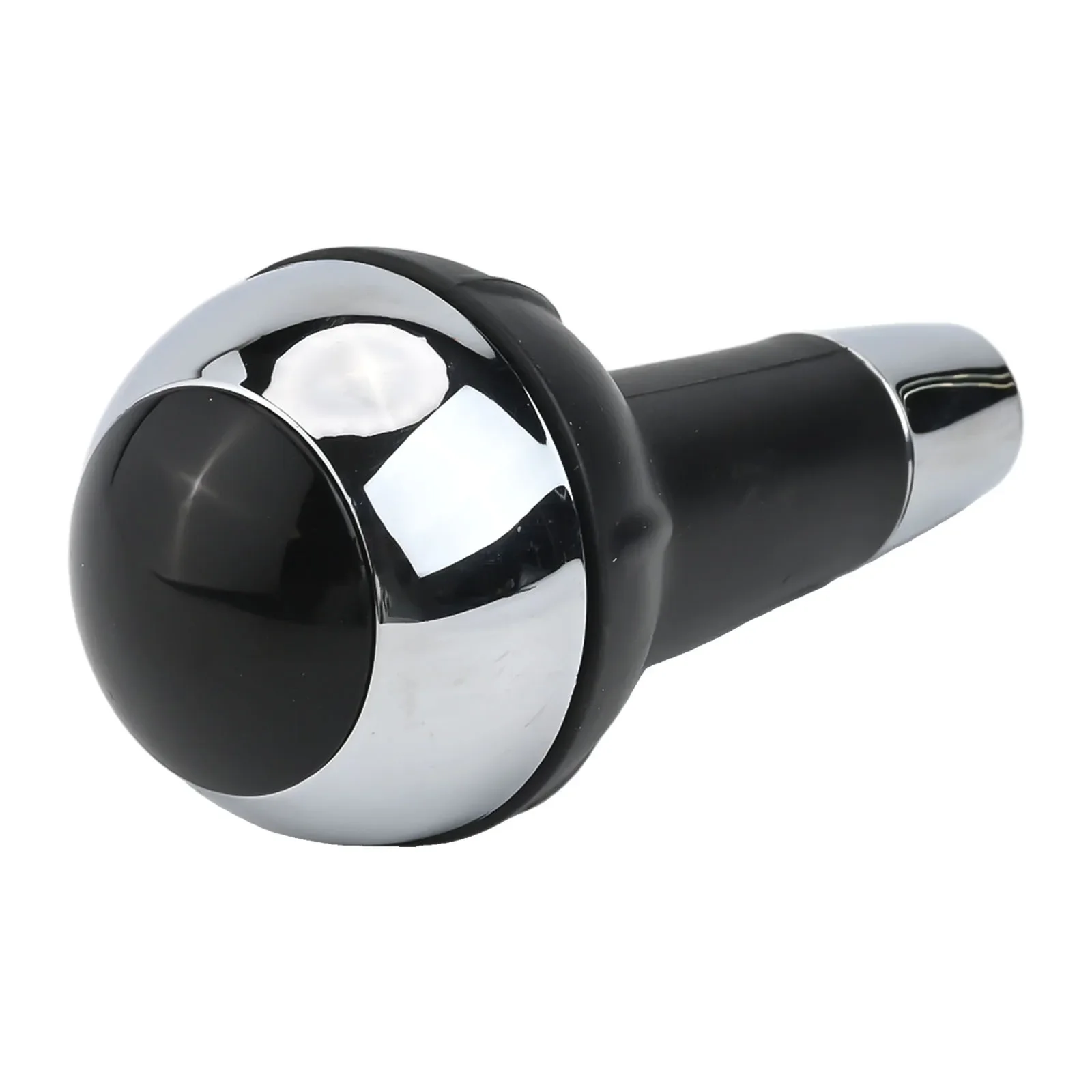 

Chrome Silver Shift Knob Automatic Shift Knob Improved Gear Functionality Modern Interior Upgrade For FIAT 500 2012-2017 Black