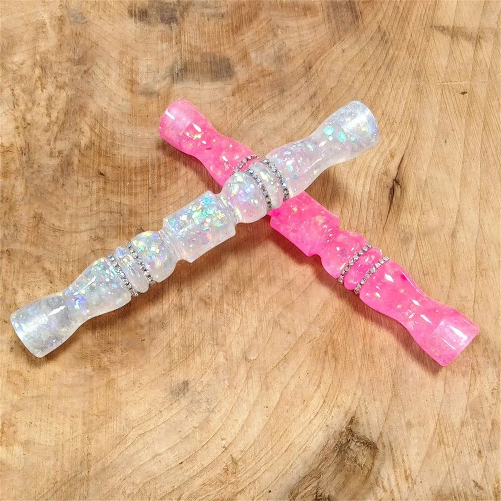 Imagen 3: Brillo ‌   Lápiz de resina para pintura de diamantes con diamantes de imitación, punta roscada, herramienta de bordado de diamantes, accesorios
