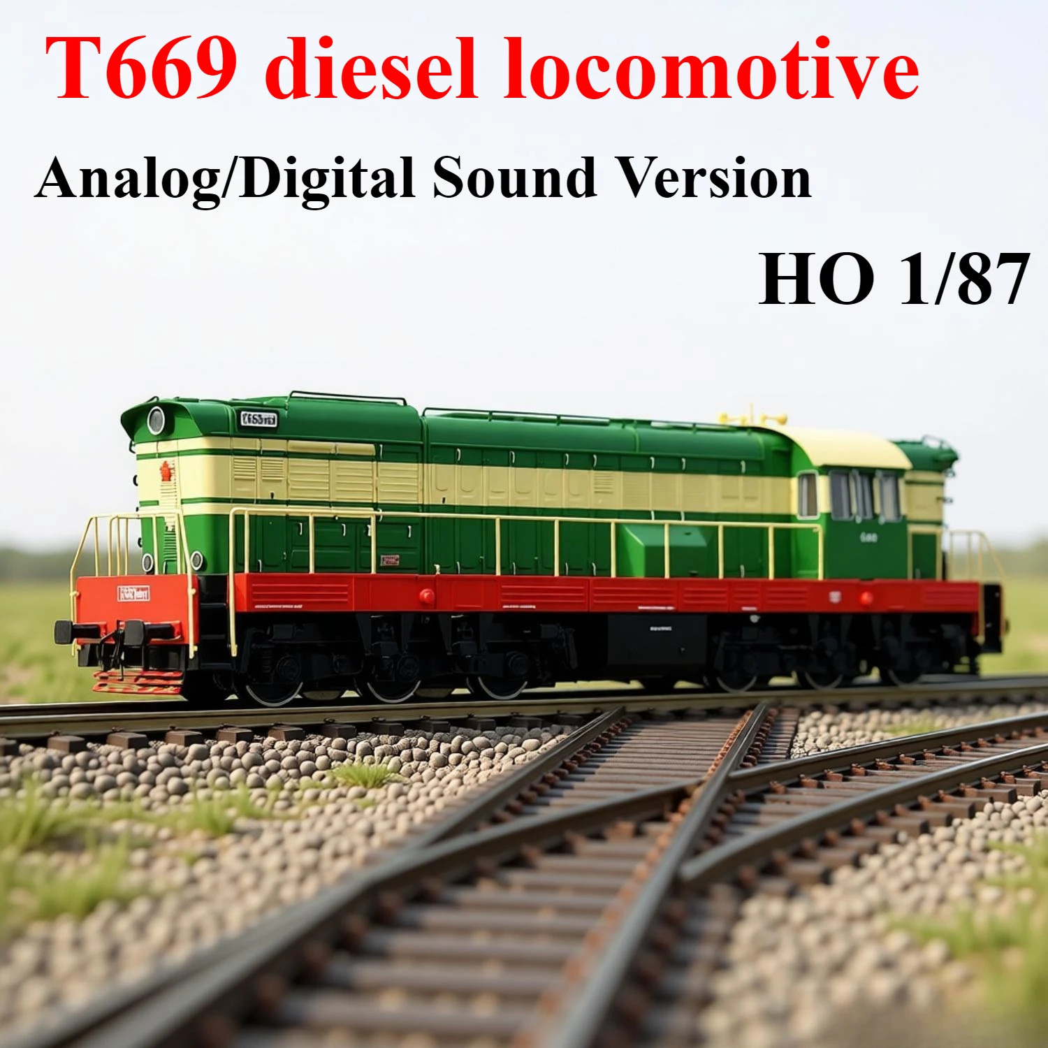 

ROCO HO Type 1/87 Train Model T669 Diesel Locomotive 7300012/7310012 DC Analog Version/digital Sound Version Boy's Toy Gift