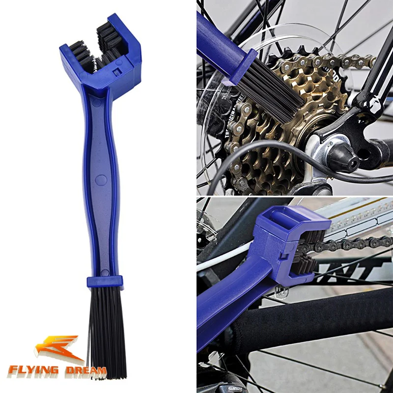Multi-functional chain brush chain cleaner for bike motorcycles e-bike dirt bike pit bike