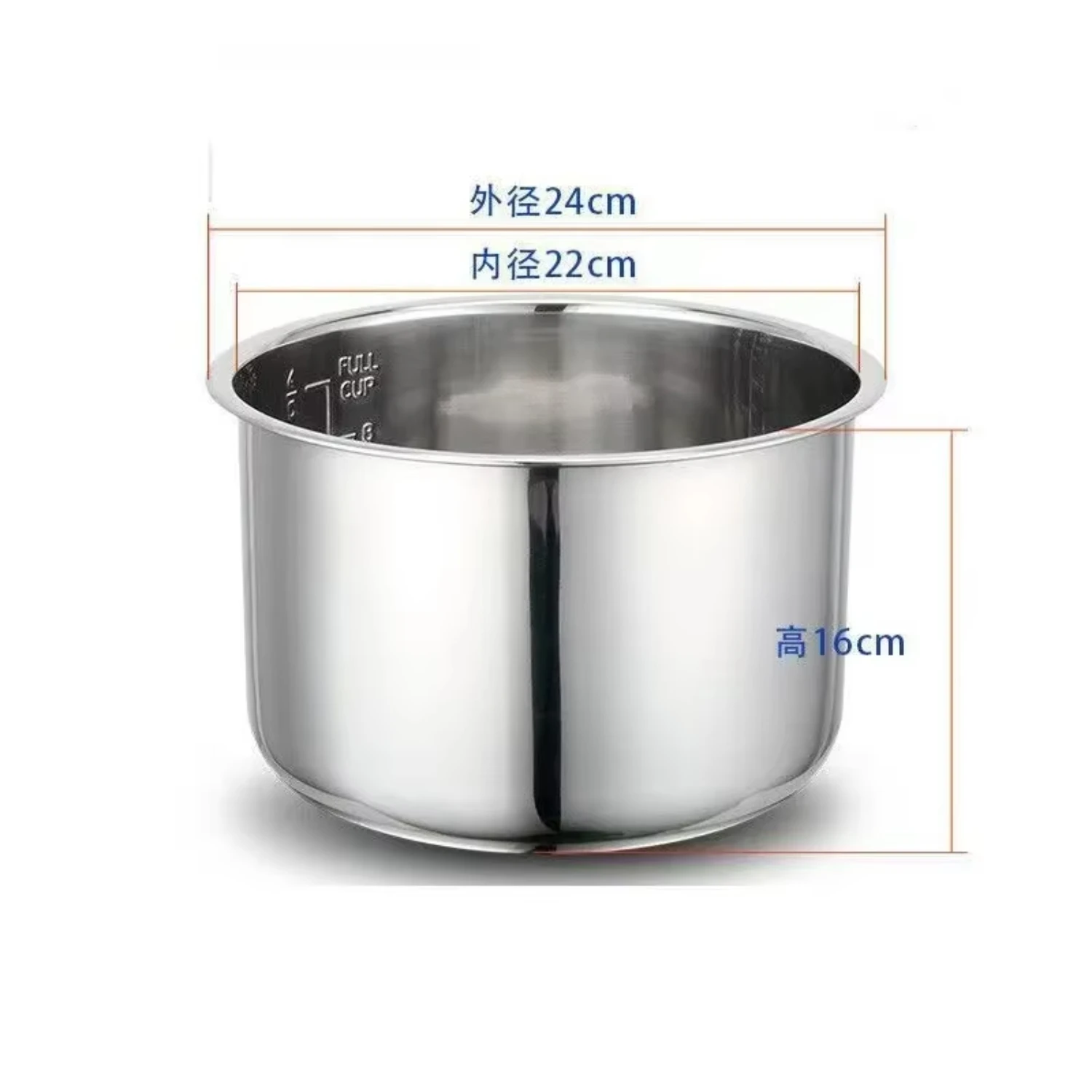 2-6L Rice Cooker Kitchen Food Cooker Lids Rice Cooker Non-stick Inner Cooking Pot Liner Container Replacement Stove Cover