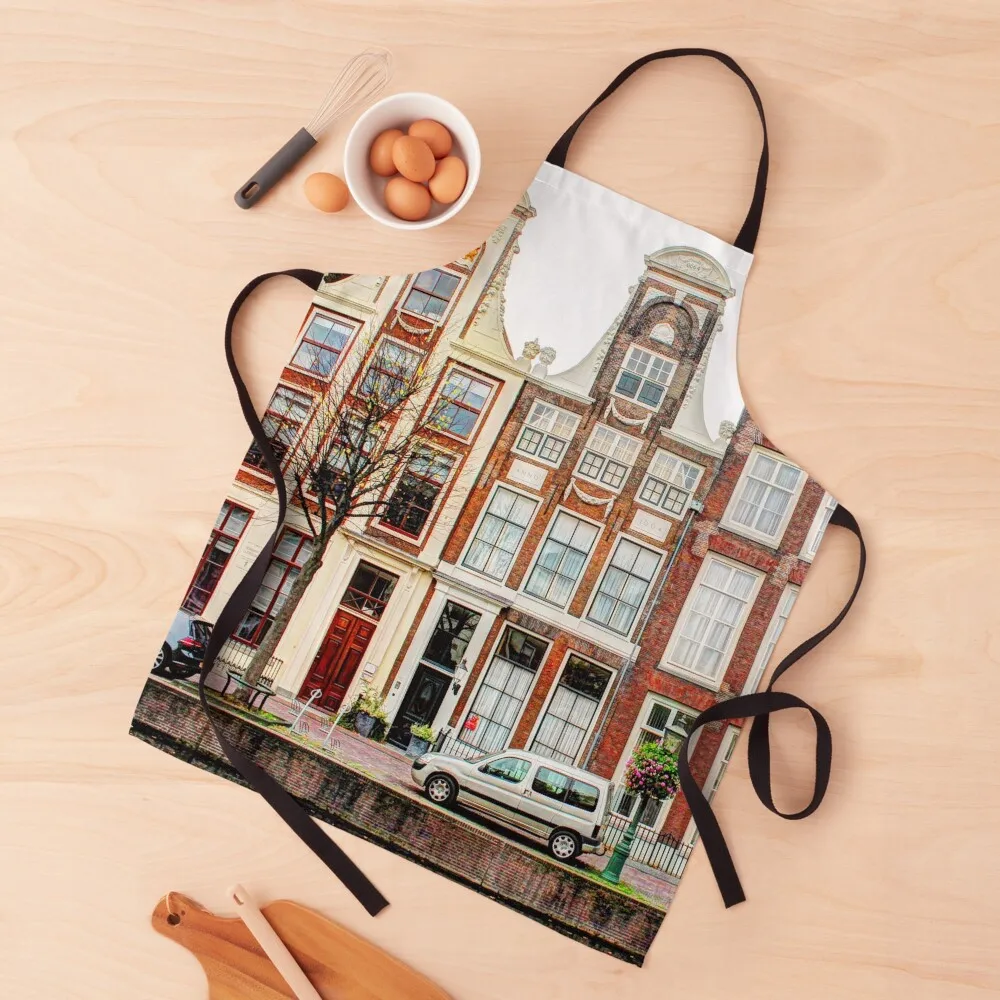 

Rapenburg 27 – 31 Leiden Netherlands Apron bib Customizable Woman Apron