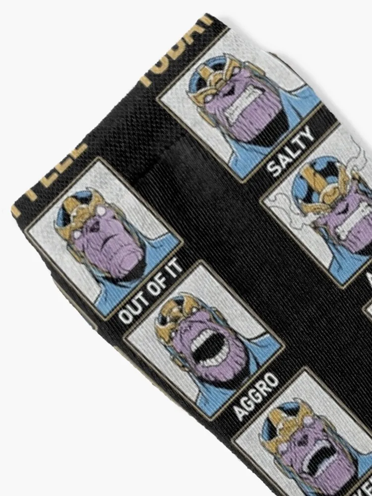 Thanos Expressions Today I Feel Adult Graphic Socks Stockings man Men's loose Soccer Men Socks Luxury Brand Women's