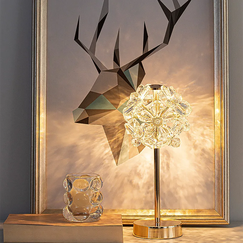 

LED Desk Lamp Bedroom Bedside Lamp Decorative Ceramic Night Light