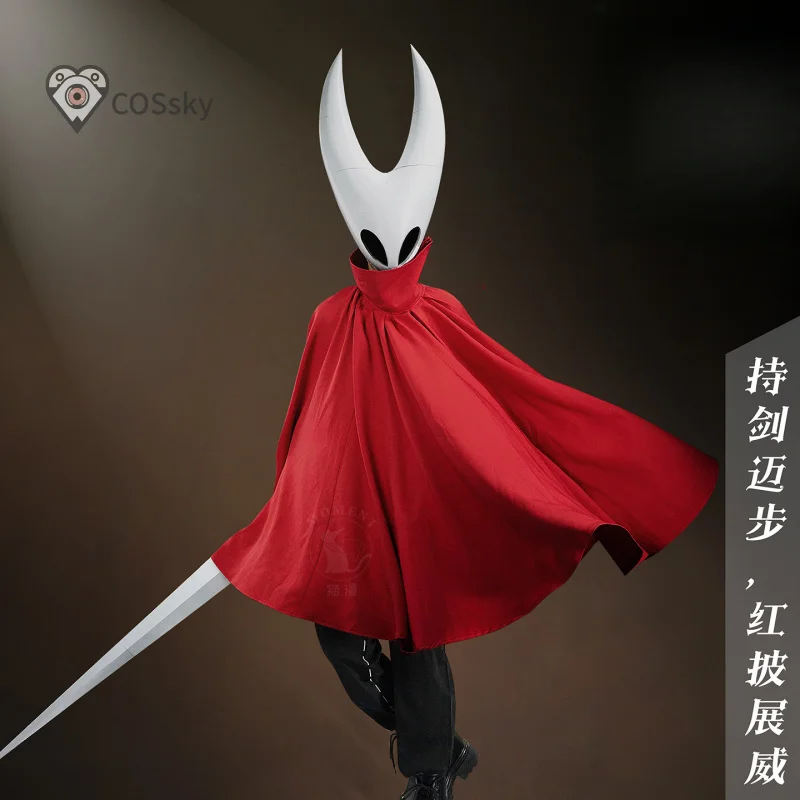 Knight Cosplay Costume Game Hollow Suit Christmas Hornet Performance Cape Masks Girl Boy Clothe Brooch Stage Christmas Halloween