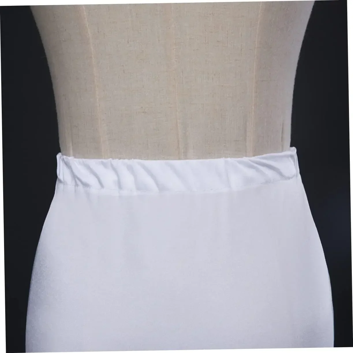 حار بيع المرأة حورية البحر ثوب نسائي كرينولين تنورة لفستان الزفاف الأبيض الطابق طول اكسسوارات الزفاف