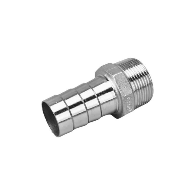 Hose Barb Connector 304 Stainless Steel 1/8