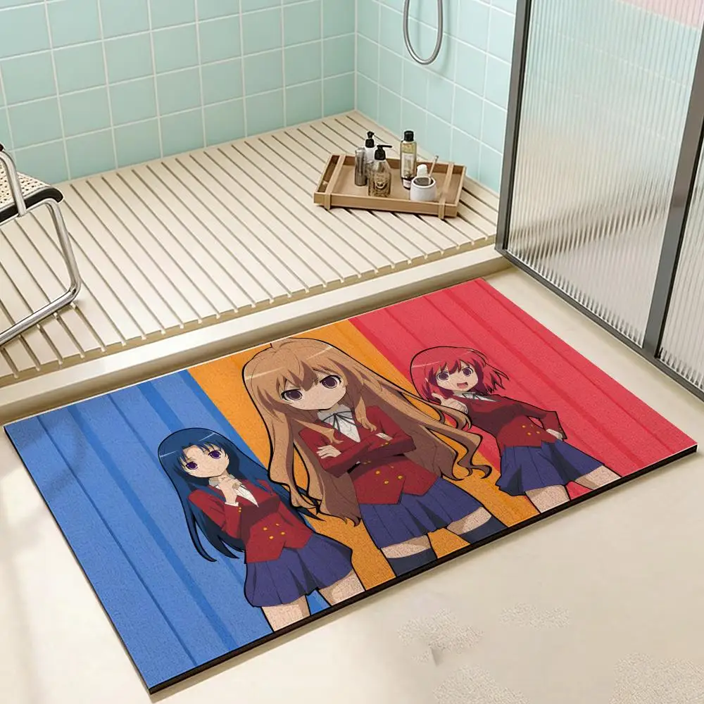 Floor Mat Diatomaceous Earth Bath Mat, QuickDrying, Water Absorb，MultiScene Household Floor Mat T-Toradora!