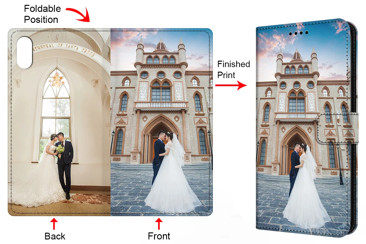 DIY Flip Leather Case for Samsung Galaxy S26 S25 S23 FE S24 Ultra S21 Plus A57 A53 A55 A16 A37 Custom Print Photo Wallet Cover