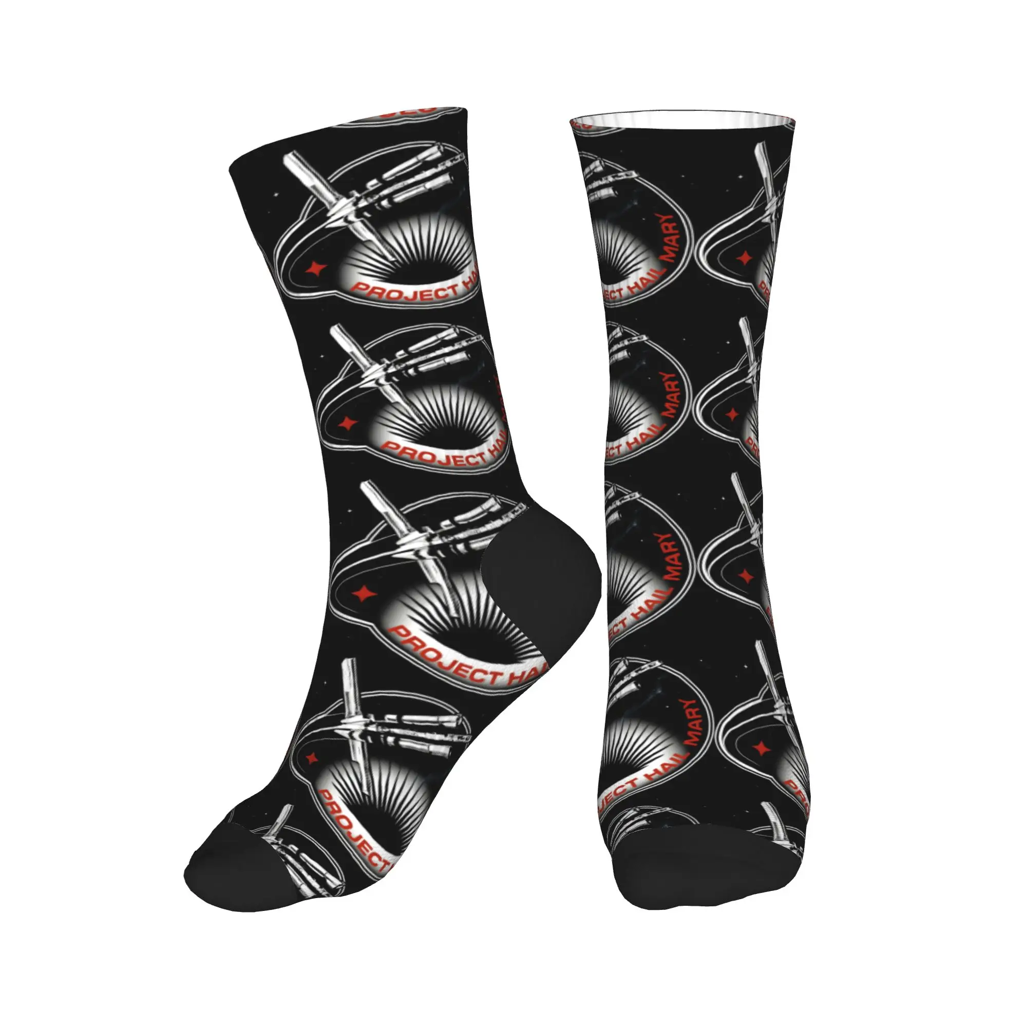 Project Hail Mary 2026 Stockings  Gothic Socks Unisex Men Comfortable Socks Winter Outdoor Sports Design Anti-Slip Socks Present