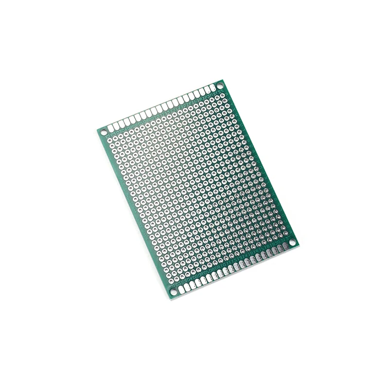 2 Stück 2,54 mm Rastermaß Doppelseitige Universelle Leiterplatte 6x8 cm Größe für Elektronik-DIY-Projekte Leiterplatte – Detail 3
