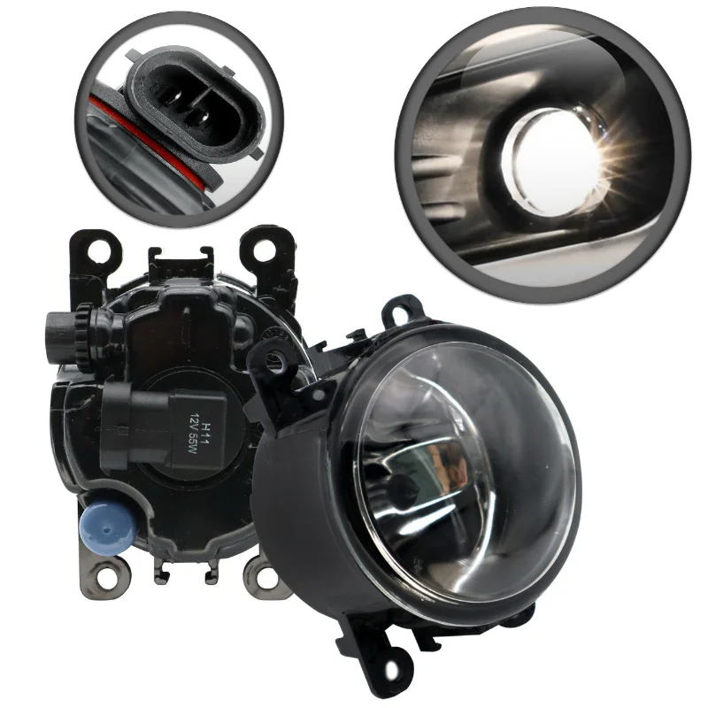 Lampu Kabut Bumper Depan Mobil untuk Ford C-max Focus 07-12 Fiesta 09 EcoSport Escort Explorer 11 2N1115201AB 2N11-15201-AB