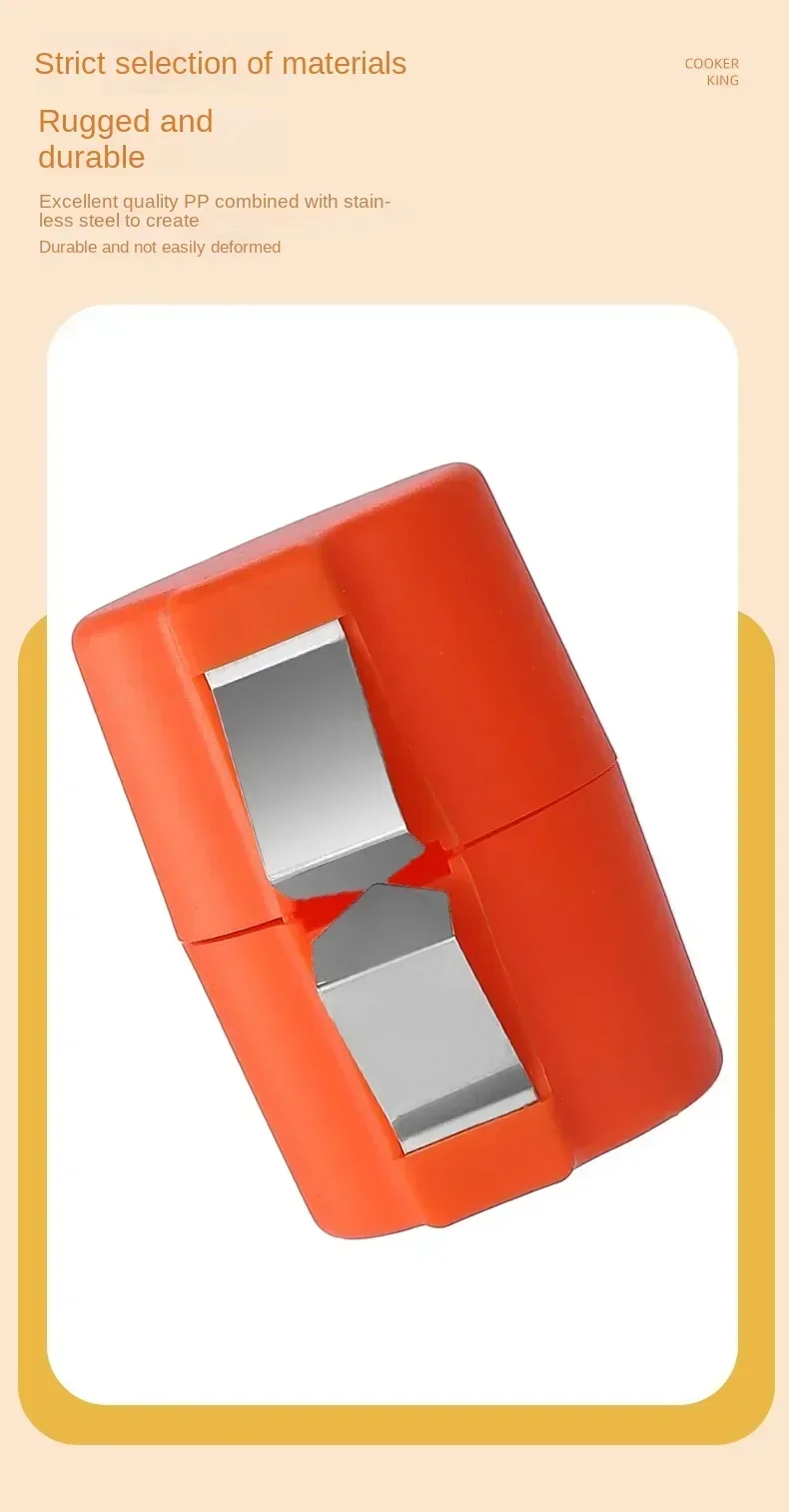 1-3 Stück Eieröffner, Eierschalen-Schneider, Eierklopfer, Eier-Trennfilter, Eieröffner in Gelb/Orange/Rosenrot, Küchen-Backwerkzeuge – Detail 6