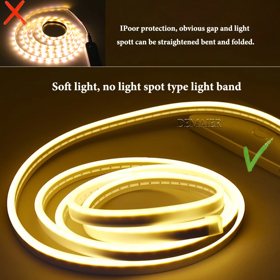 Светодиодная неоновая лента с датчиком движения, 5 в постоянного тока, 120 светодиосветодиодный, s/m, USB, ночсветильник для шкафа, кухни, лестницы,