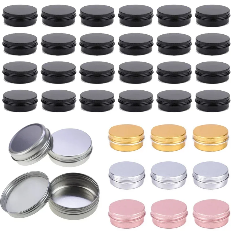 100pcs-5-10-15-20-30-50-60g-colored-aluminum-cans-candle-jar-with-lids-cosmetic-metal-tin-box-for-lip-balm-cream-tea-containers