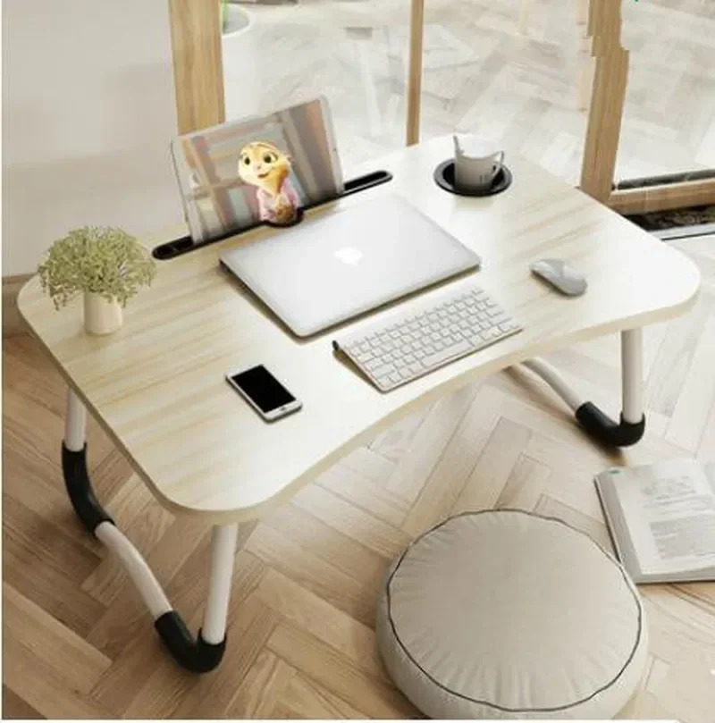 Laptop Desk Laptop Bed Stand Foldable Laptop Table Folding Breakfast Tray Portable Lap Standing Desk Reading and Writing Holder