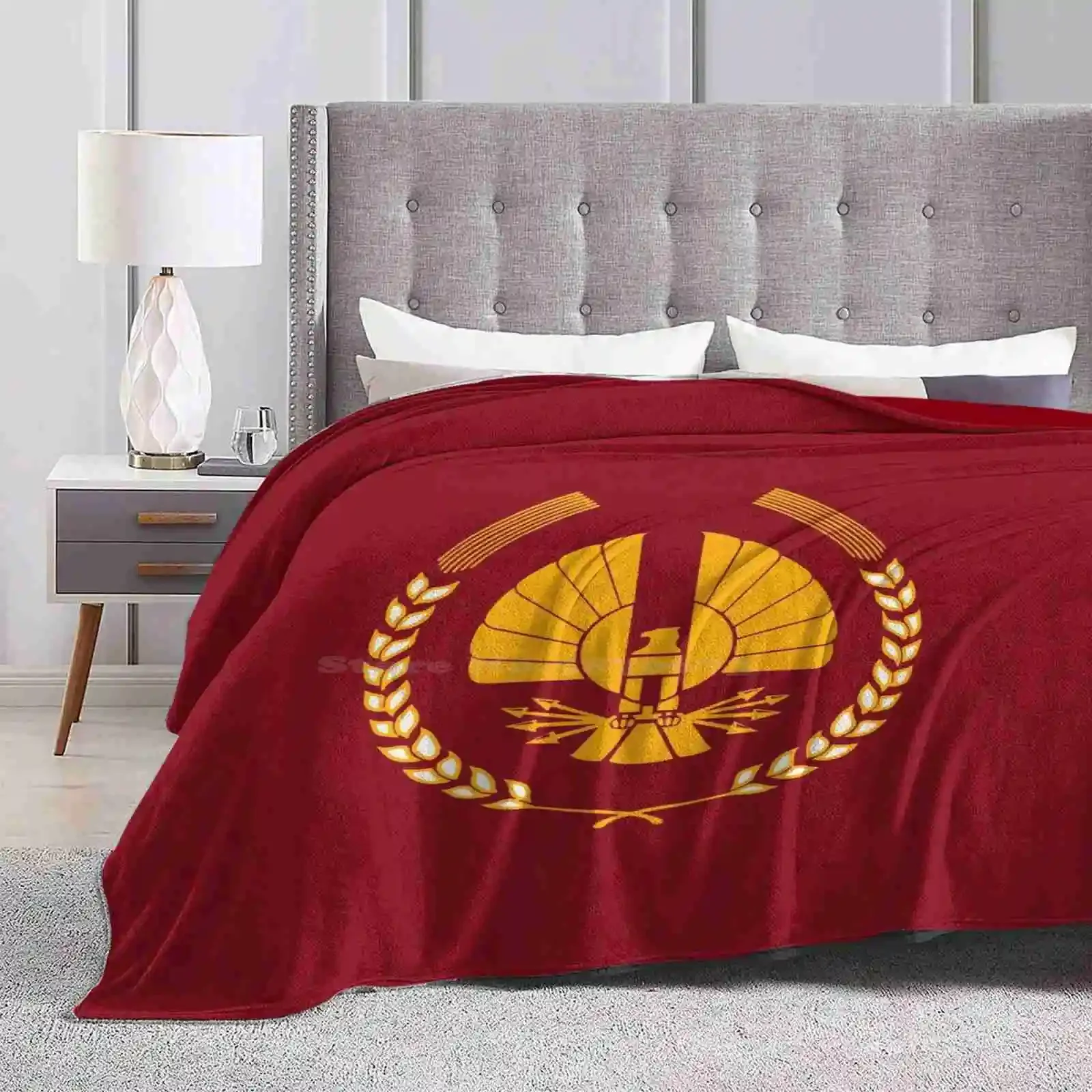 Panem Logo Hot Sale Printing High Qiality Warm Flannel Blanket Hunger Games Logogami Emblem Symbol Flag Panem Capitol District