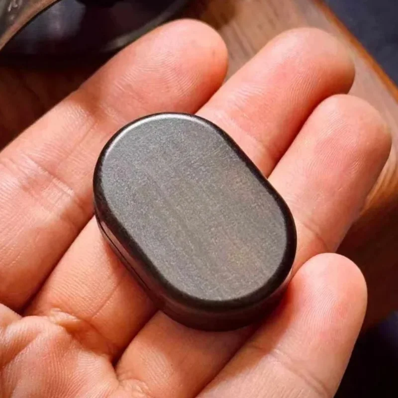 Wood Mini Fidget Magnetic Push Card Plate Haptic Coin Mechanical Slider ACEDC Sensory Stress Relief Toy Adults Anti Anxiety