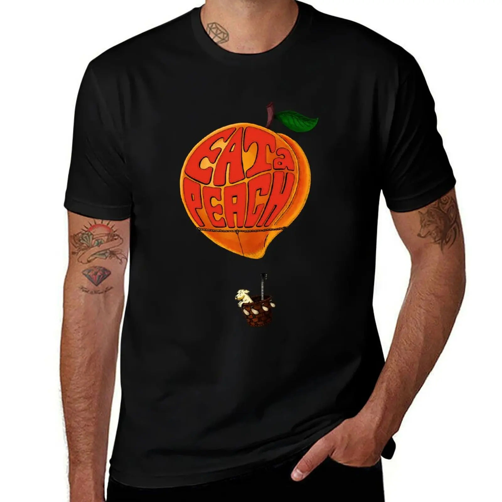 Eat a Peach T-Shirt man t shirt designer T-Shirt