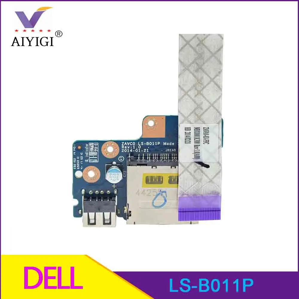 

Original For Dell Inspiron 15 5443 5445 5442 5447 5457 P49G 5448 SD Card Reader USB Port Board LS-B011P