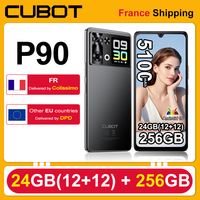 Cubot P90 Smartphone Android 15 24(12+12)GB + 256GB 6.88 \