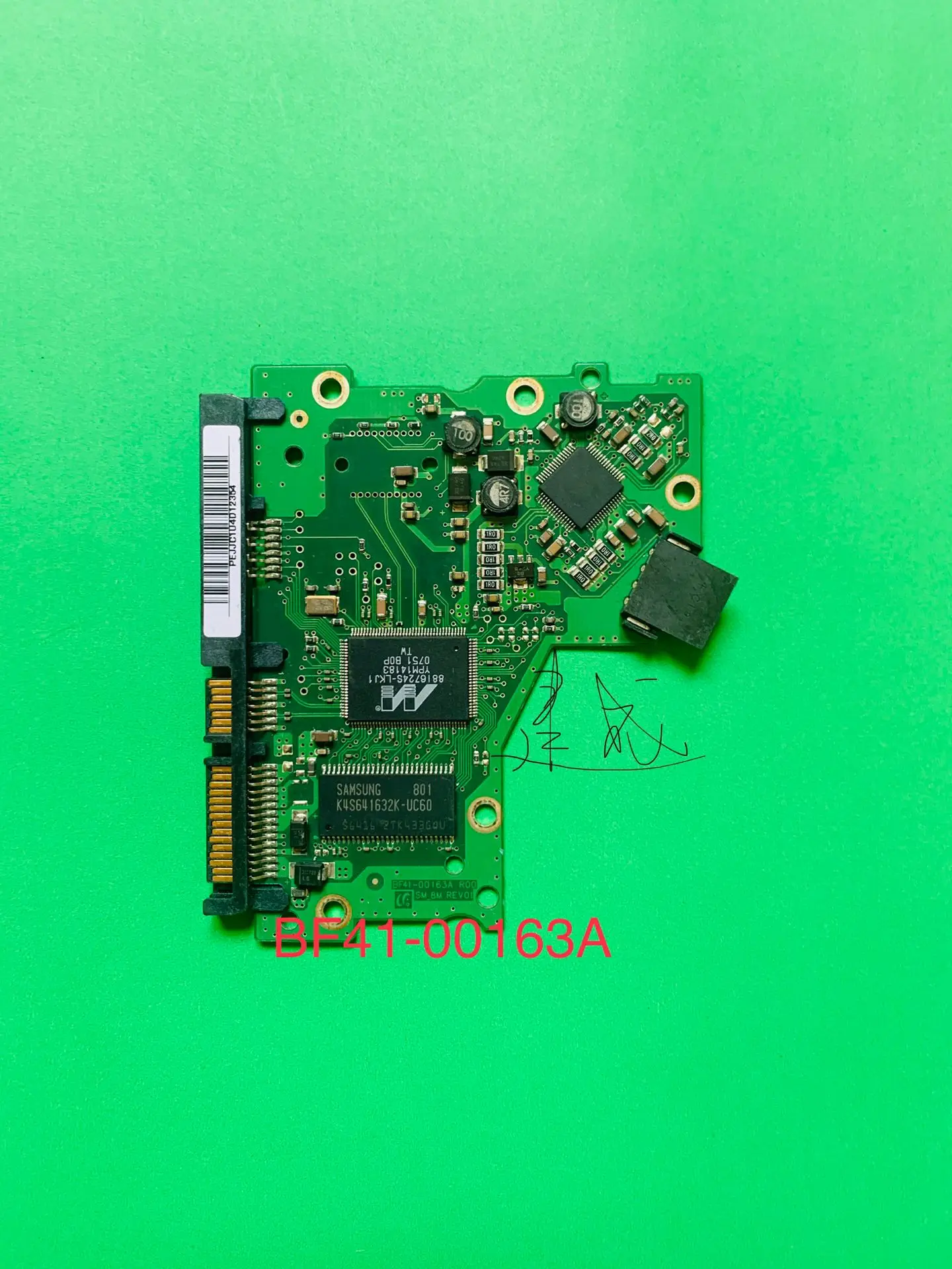 Placa BF41-00163A do pwb de hdd para a recuperação de dados das peças de reparo do disco rígido de samsung 3.5 sata