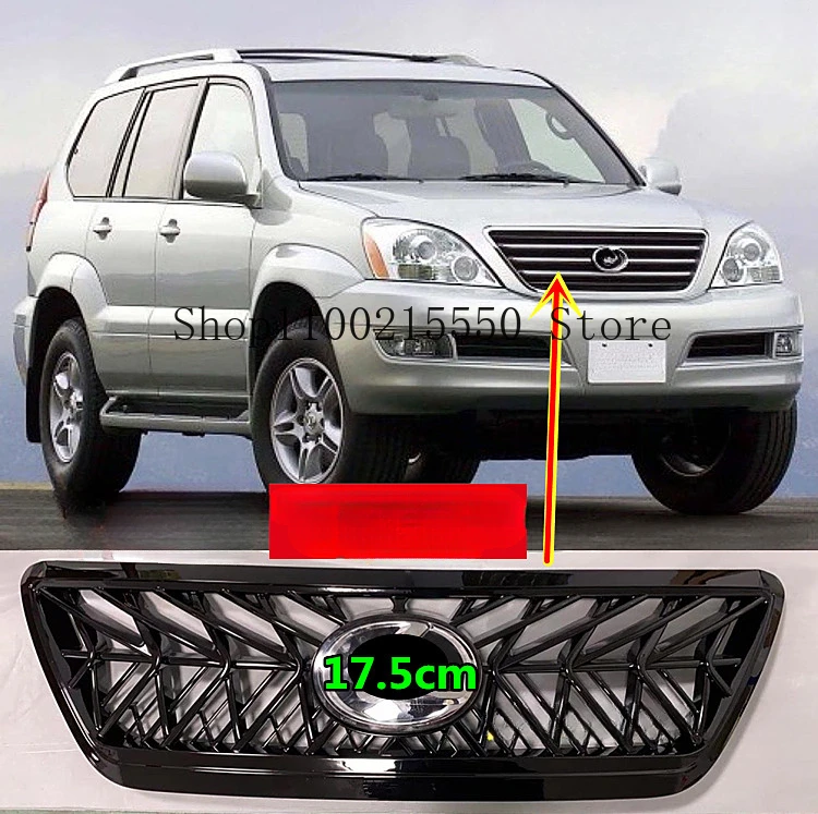 Car Front Bumper Grill Mask Radiator Grille for Lexus GX470 03-09 Racing Grills Exterior Accessories