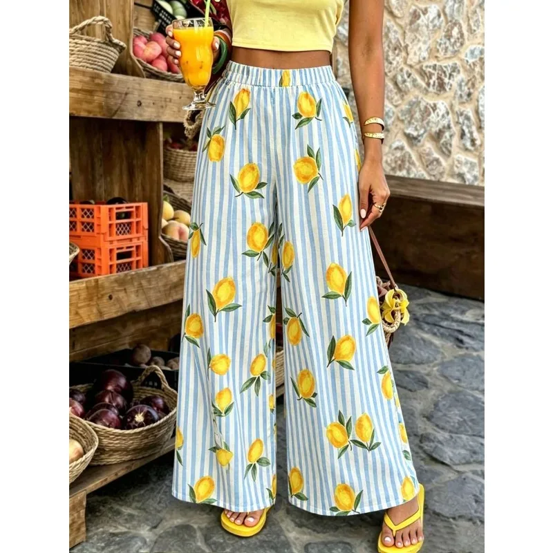 New Loose Casual Pants, Women's Yoga Pants, Breathable Hanging Straight Leg Wide Leg Sports Pants, Streetwear pants women