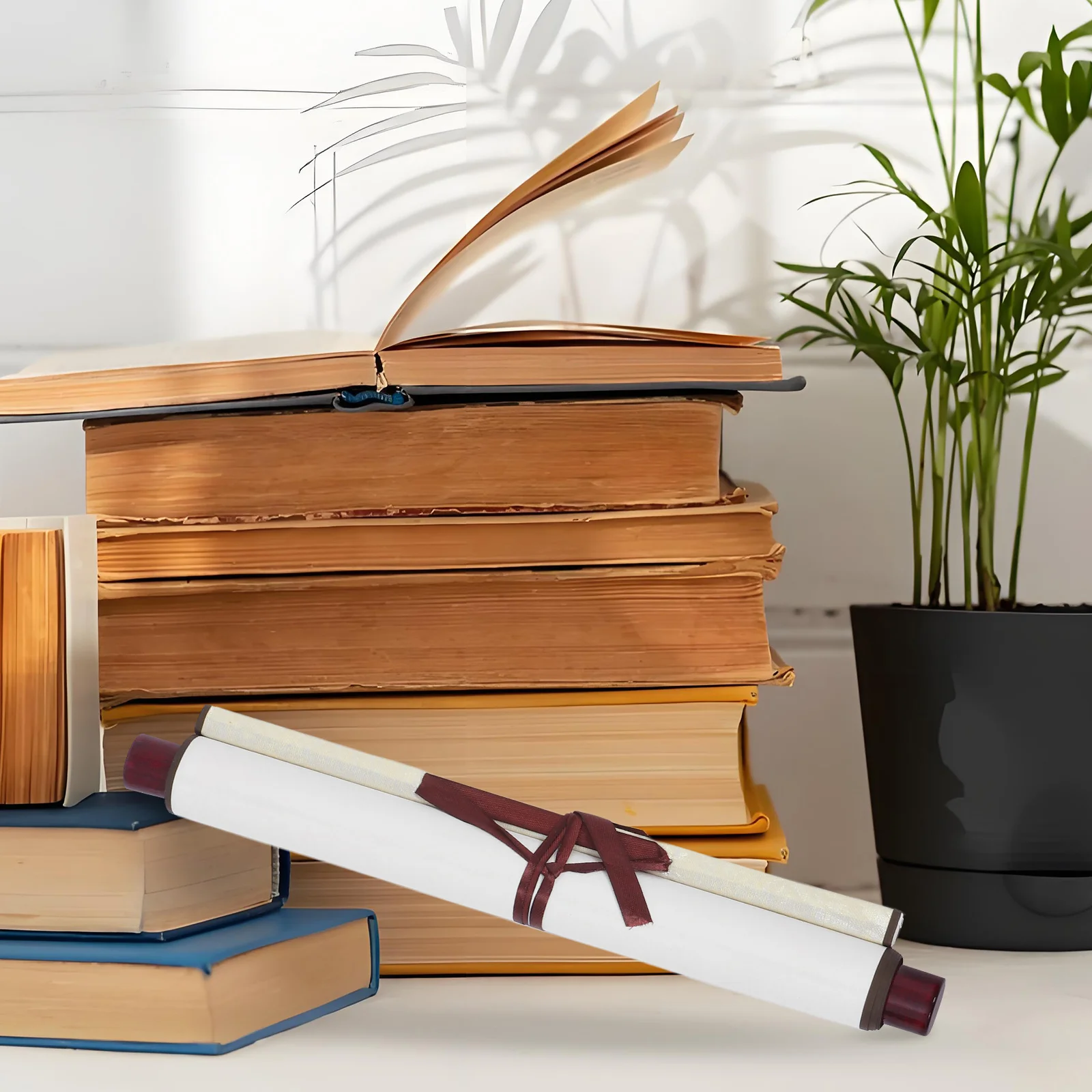 3pcs Blank Scroll Paper For Chinese Calligraphy Painting Xuan Paper Multi-Function Hanging Art Wall Scroll Drawing Supply