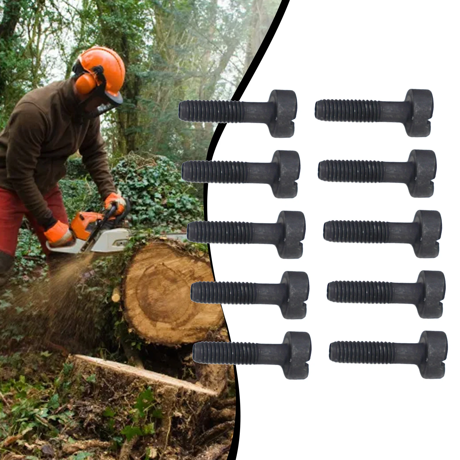 10Pcs 503217321 Screw 340 345 350 440 445 450 460 461 Models Metal Repair Installation Garden Power Tool Accessories Durable