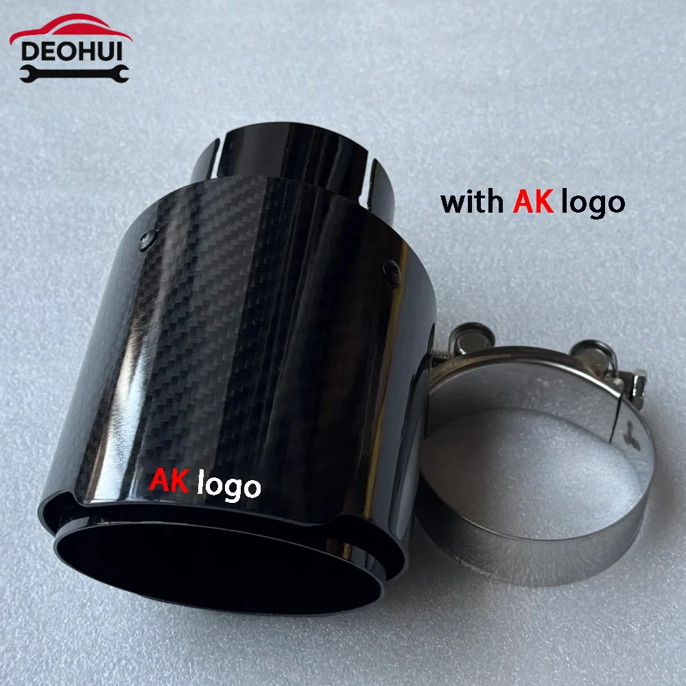 1-uds-tubo-de-punta-de-escape-unico-modificado-para-coche-silenciador-de-fibra-de-carbono-negro-brillante-boquilla-de-escape-para-logotipo-ak-universal