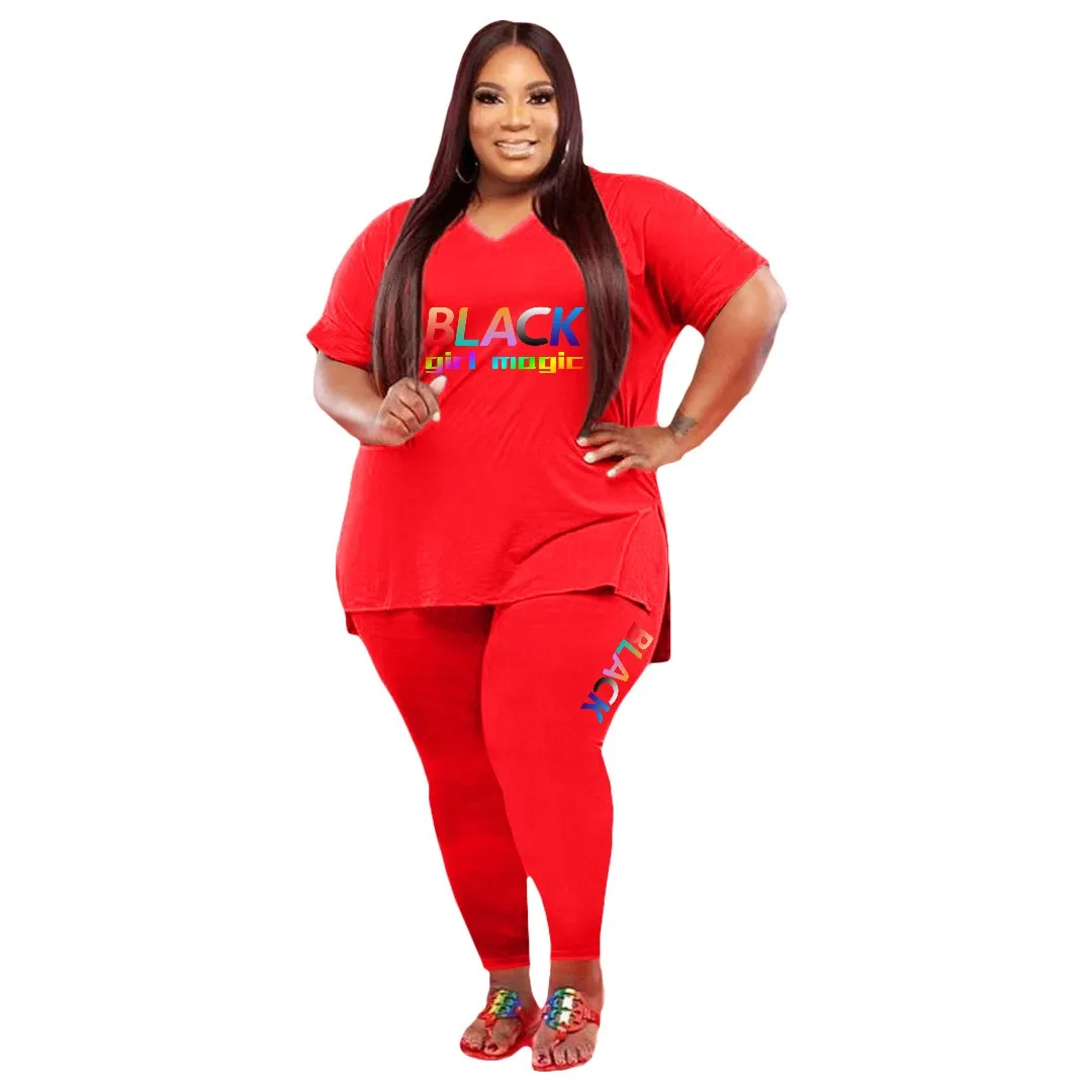 Wsfec XL-5XL Plus Size Bijpassende Sets Tweedelige Sets Damesoutfits 2023 Zomer Korte Mouwen Casual Losse Broekpakken Dropshipping