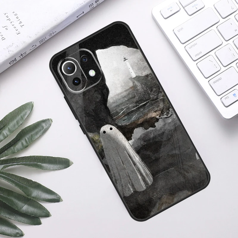 Cute Ghost Case For POCO F5 X3 X5 Pro F3 F4 GT M5s C40 Back Cover For Xiaomi 13 12 Lite 11T 12T Pro 12X