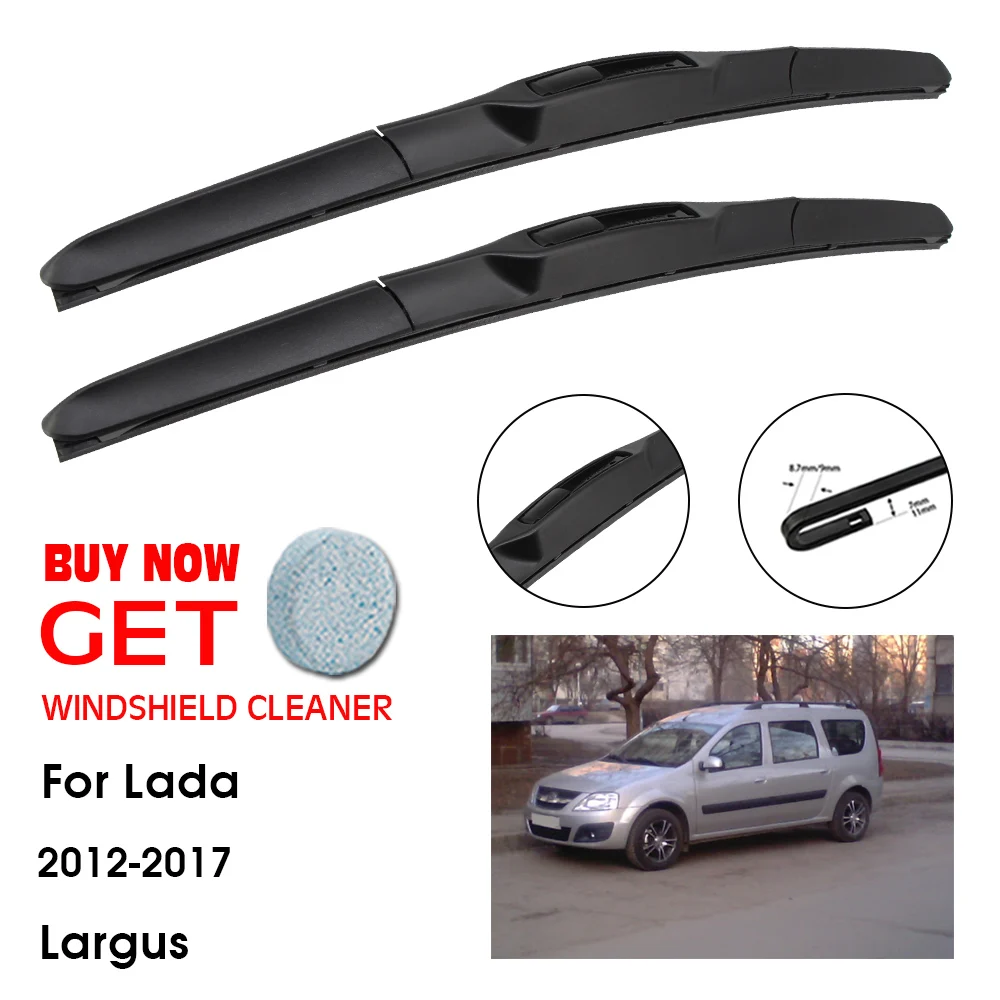 

Car Wiper Blade For Lada Largus 20"+20" 2012-2017 Front Window Washer Windscreen Windshield Wipers Blades Accessories