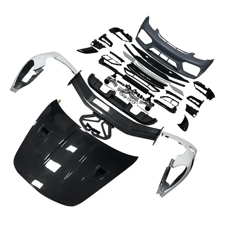 

SPC 718 GT4 RS Body Kit For Boxster Cayman 2016-2022 PP Upgrade Aerodynamic Body Kit For 718 GT4 RS Car Bumpers