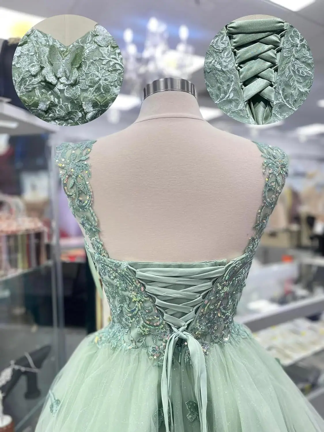 Abito corto da homecoming con spalle scoperte e farfalla 3D Abito da ballo con paillettes glitterate per abiti Quinceanera DAMA per adolescenti