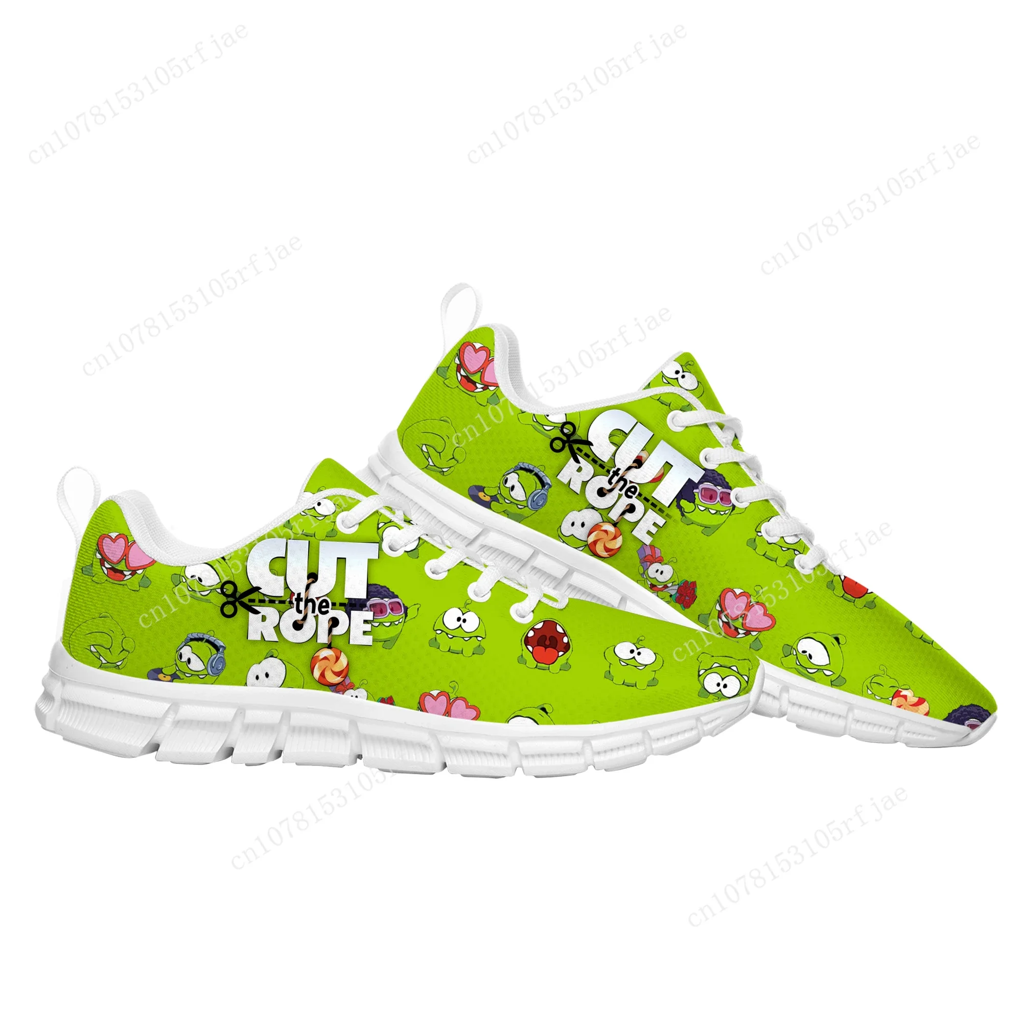 

Cut The Rope Sports Custom Shoes High Quality Cartoon Game Mens Womens Teenager Sneaker Fashion Tailor Made Couple Built Shoes