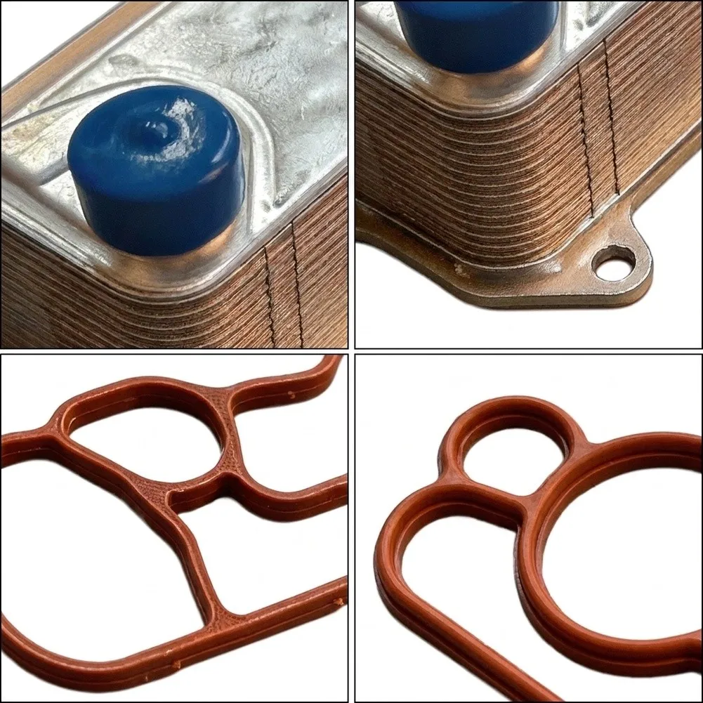 Aluminum Oil Cooler Engine Oil Cooler For Engine Compartment for Heat Dissipation Long Operating Life Leak-proof Seal
