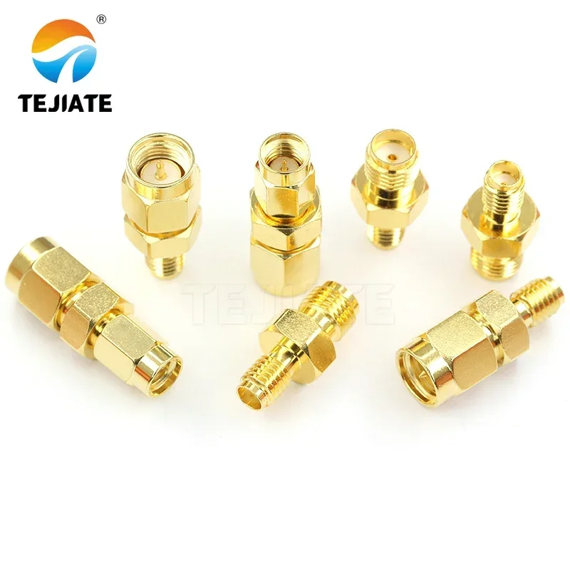 1 PCS RF Coaxial Adapter SMA/SSMA-KJ, SMA Male To SMA/SSMA Female SSMA/SMA-JK SMA To SSMA RF Adapter RF Signal Connector 50 Ohms