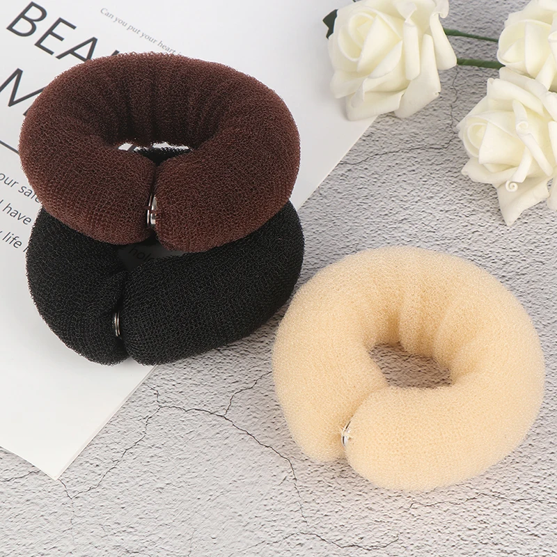 New Magic Foam Sponge Hair Styling Donuts Bun Maker Former French Twist Tool