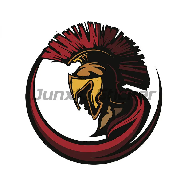 Spartan Helmet Shape Accessories Vinyl Sticker Wall Window Suitcase Laptop Mirror Scooter Moto Window Trunk Windshield Decal