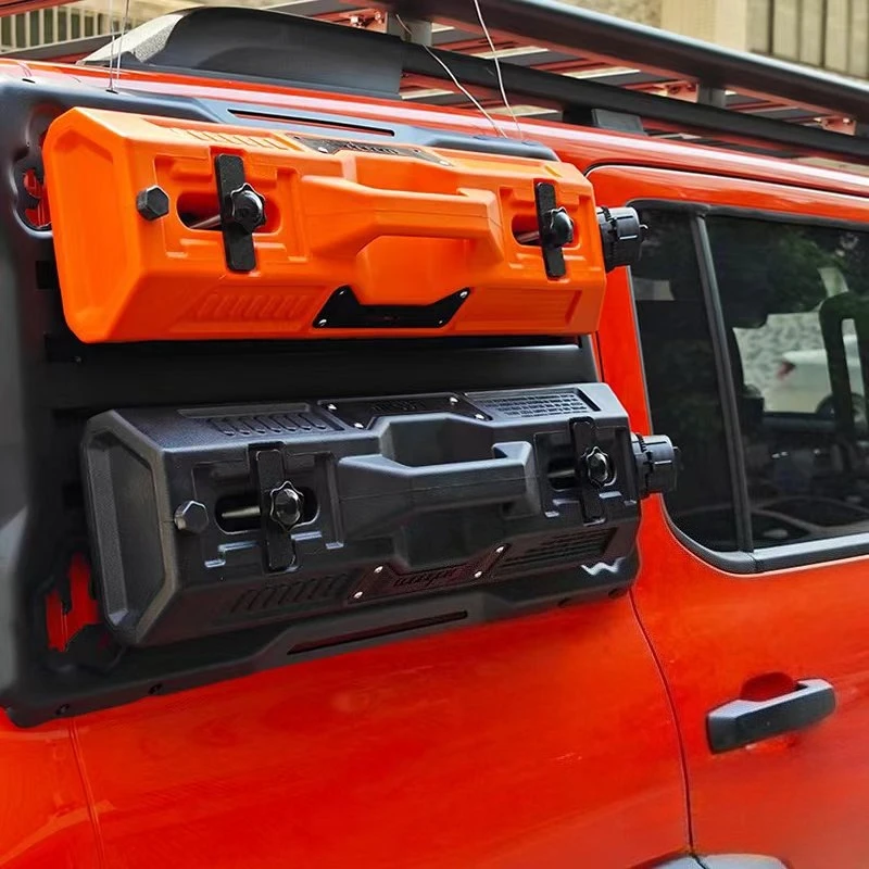 6.5L Portable Water Storage Container Outdoor Emergency Water Tank With Bracket For Off Road Vehicle Campin Travel Water Storage