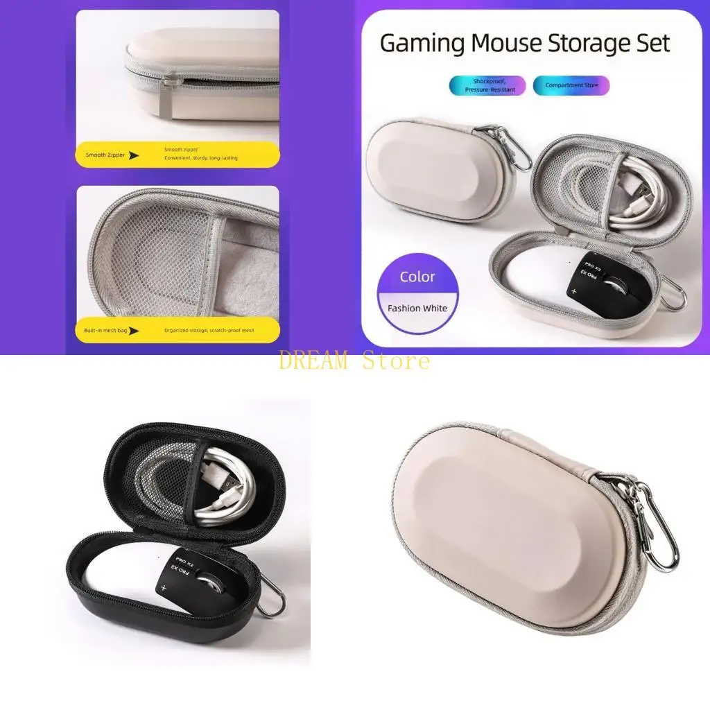 Hard Shell Mouse Holder Case with Separate Accessory Section for GPW 3/4/5 Best Sale