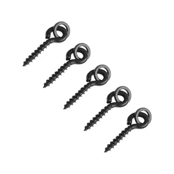 10/50/100pcs Metal Fishing Bait Screws 15mm 2 Style Black Boilie Screw Rig Terminal Tackle High-quality Accessories