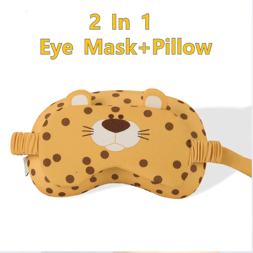 2in1 Cartoon Pillow Portable Leisure Travel Eye Mask Nap 2022 Nordic Style Relieving Fatigue Neck Pillow Decorations