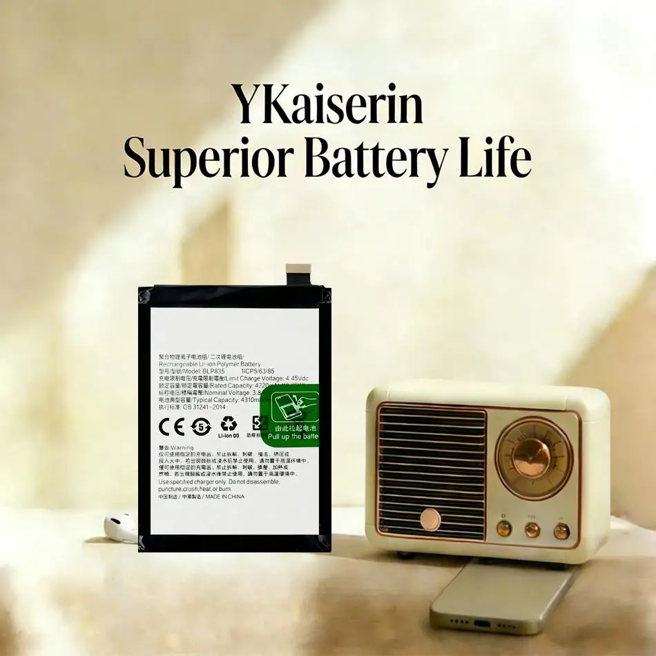 

Аккумулятор для мобильного телефона BLP835 для Oppo Reno 5F 5 Lite A94 4G F19 Pro с быстрой зарядкой, 4310 мАч